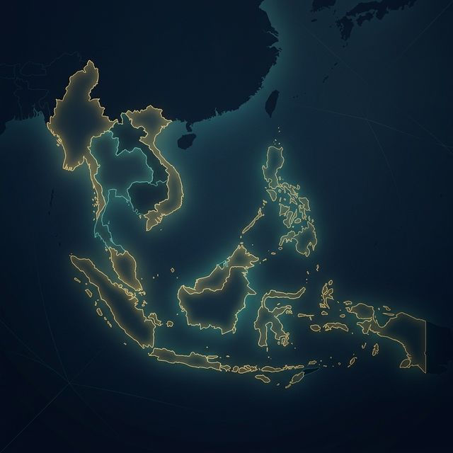 Southeast Asia map