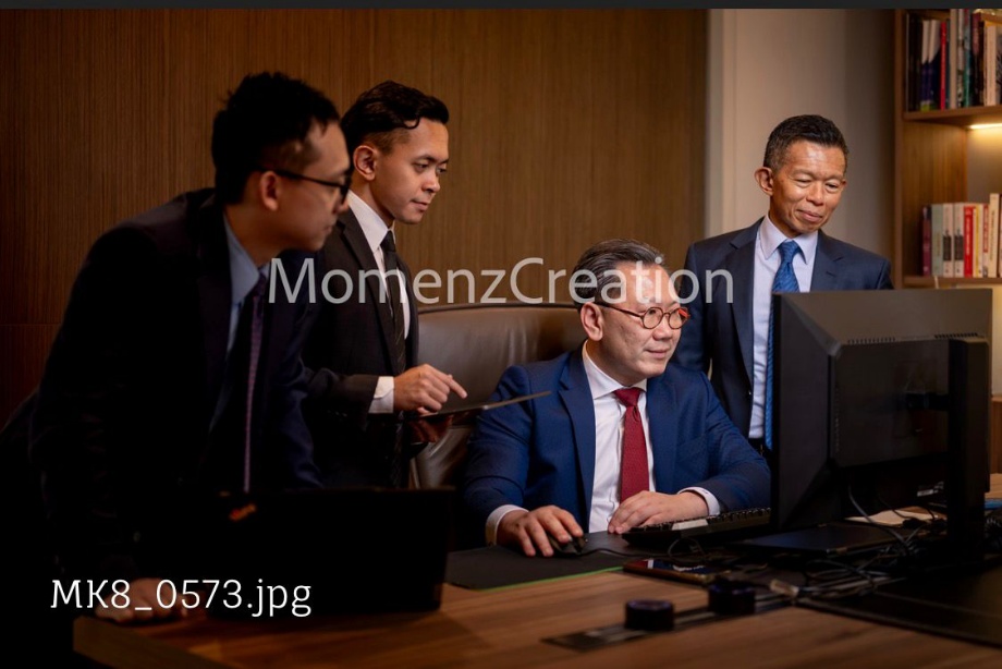Strategy team working